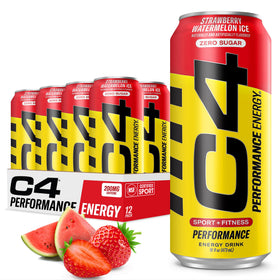 C4 Energy Drink 16oz can in a 12-pack offers sugar-free energy for workouts.