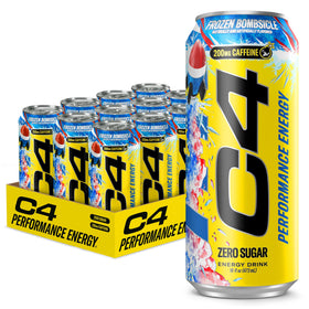 C4 Energy Frozen Bombsicle can front view highlighting a refreshing pre-workout boost