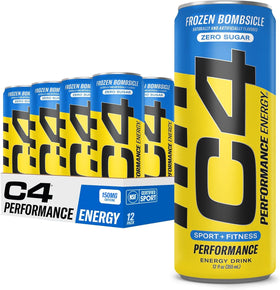 C4 Energy Frozen Bombsicle can for a pre-workout boost without sugar.