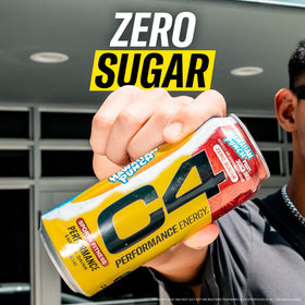 C4 Energy Hawaiian Punch in gym setting supports active lifestyle