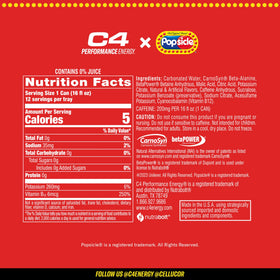 C4 Energy Popsicle packaging shows NSF-Certified for Sport status
