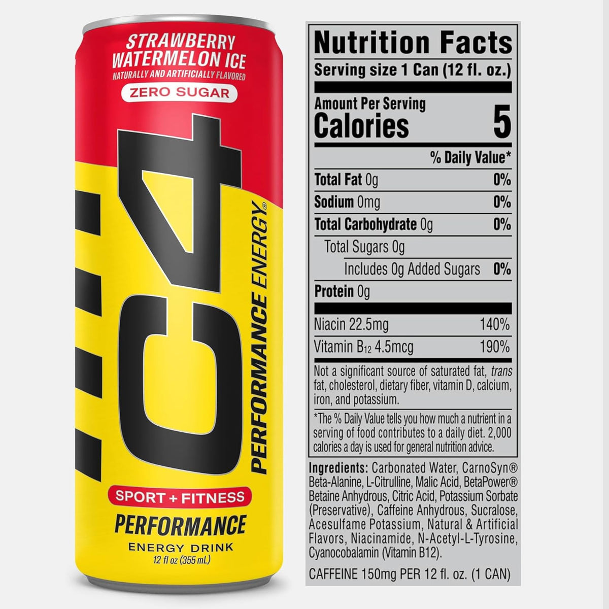 C4 Energy popsicle pack imagery, flavors fueling focus and hydration.