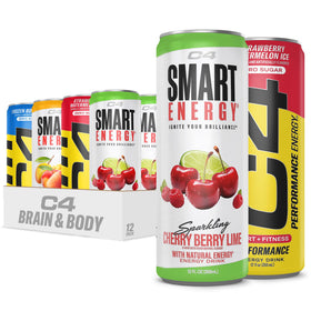 C4 Energy & Smart Energy variety-pack cans ready for on-the-go energy boosts
