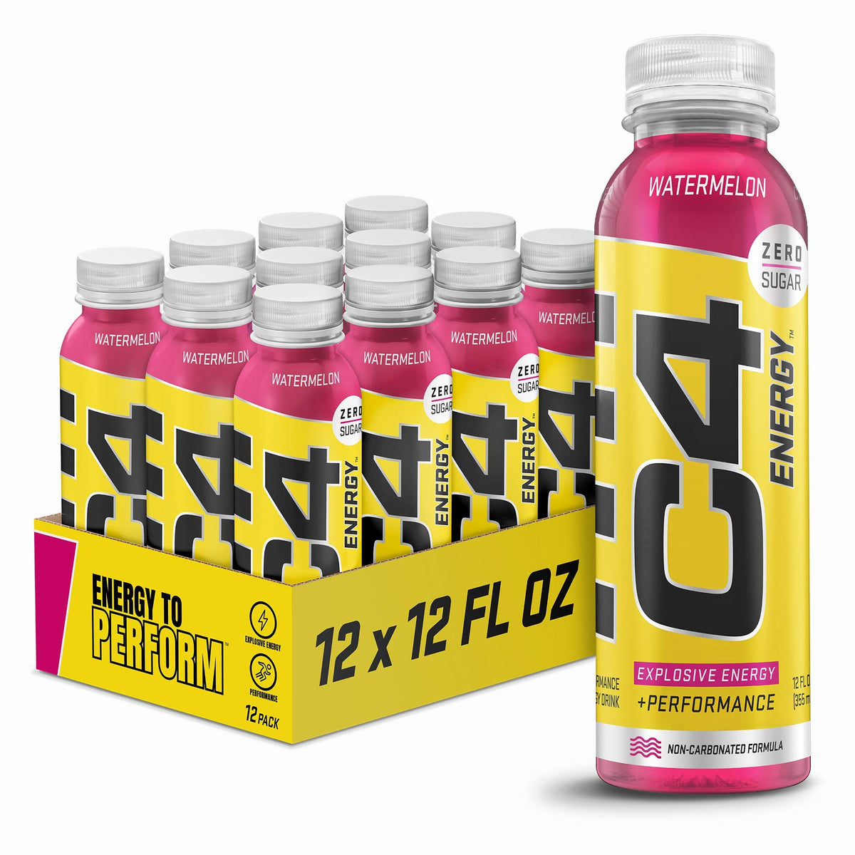 C4 Energy Watermelon can with refreshing flavor for quick workouts