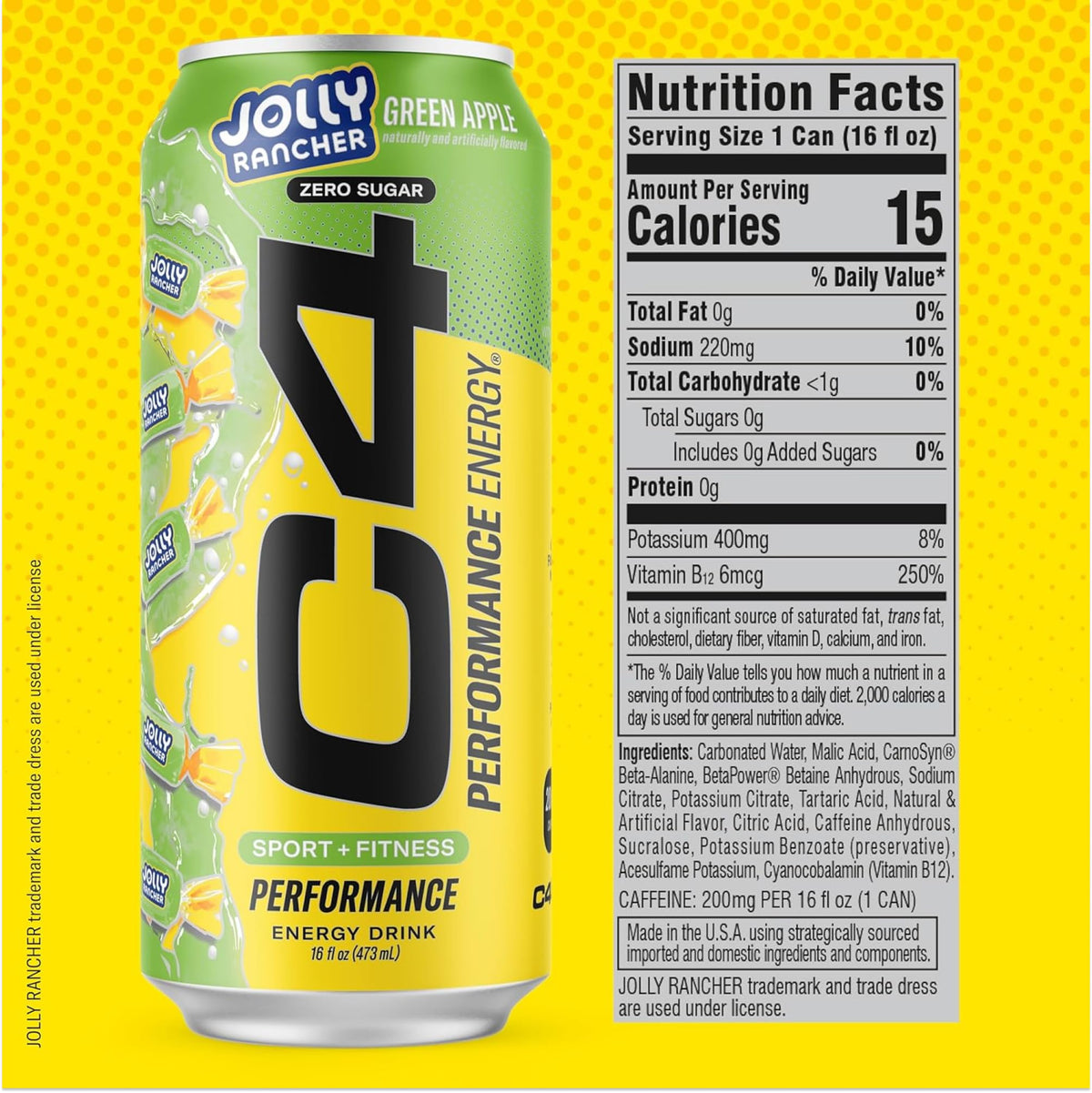 C4 Jolly Rancher Variety Pack box shows multiple flavors in one purchase.