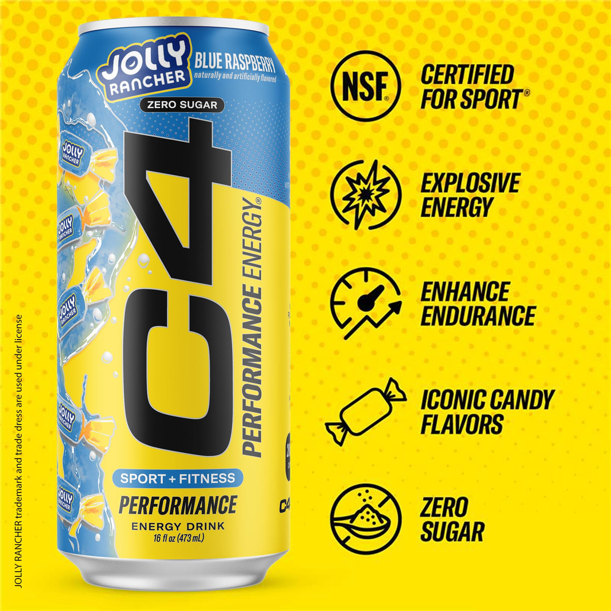 C4 Jolly Rancher Watermelon can with refreshing taste and hydration.