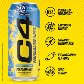 C4 Jolly Rancher Watermelon can with refreshing taste and hydration.