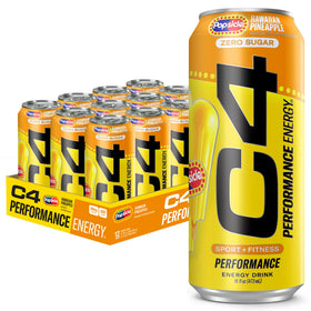 C4 Performance Energy can with Hawaiian Pineapple Popsicle fuels workouts with clean energy
