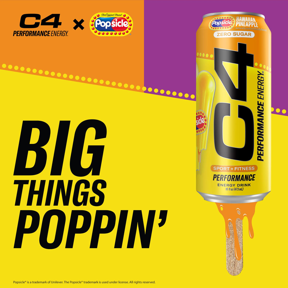 Back-of-pack nutrition highlights 200 mg caffeine per can for focus