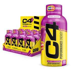 C4 Performance Energy Shot grape popsicle bottle boosts on-the-go energy