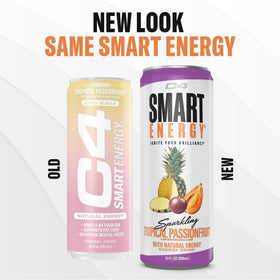 C4 Smart Energy Tropical Passionfruit pour shot ready-to-drink performance