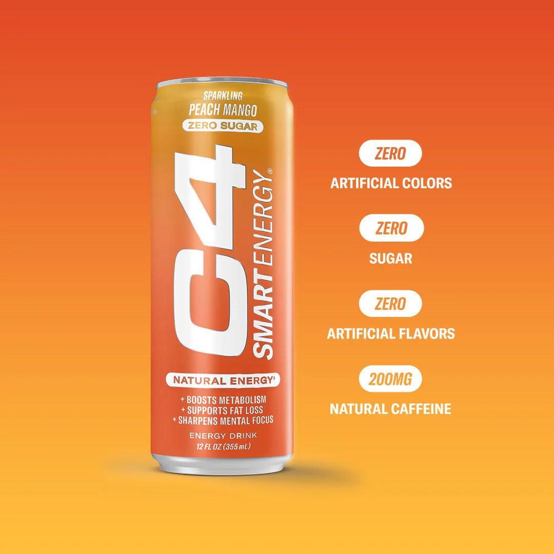 Gamer sipping C4 Watermelon Burst during a late night session