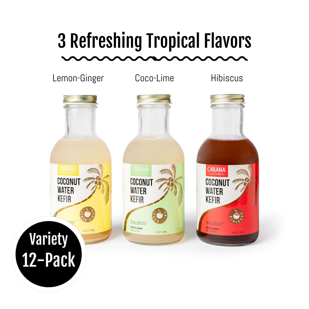 Cabana Cultures variety pack showcases vegan, clean-label hydration options.