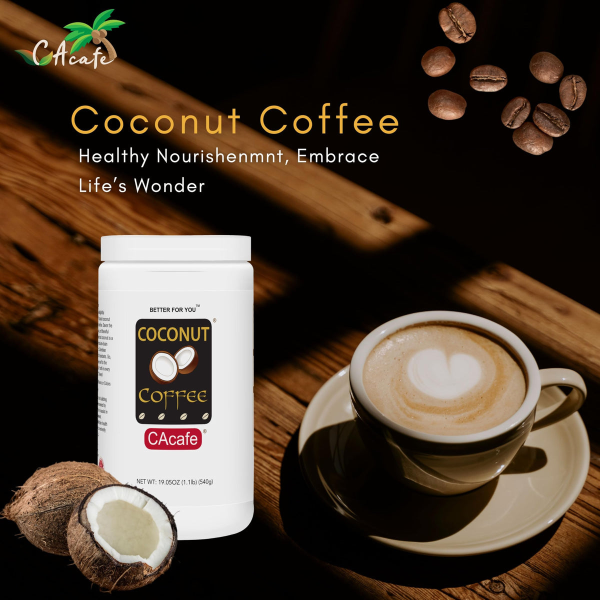 CAcafe coconut coffee ice serve – refreshingly creamy iced coffee option