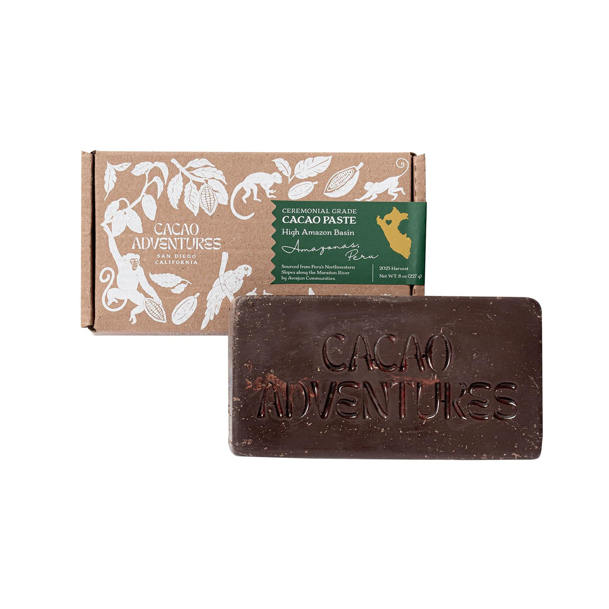 Cacao Adventures melted cacao paste added to desserts for deep flavor