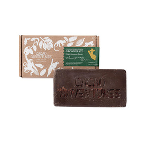Cacao Adventures melted cacao paste added to desserts for deep flavor