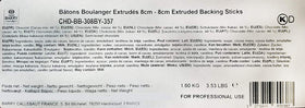 Cacao Barry bittersweet baking sticks in desserts offering rich chocolate flavor.