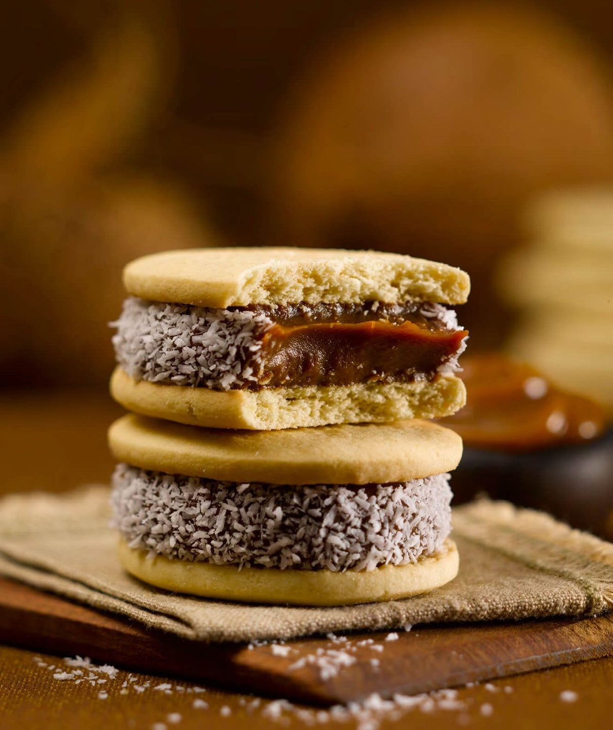 Cachafaz Alfajor Maizena 6-pack display for gifting or self indulgence.
