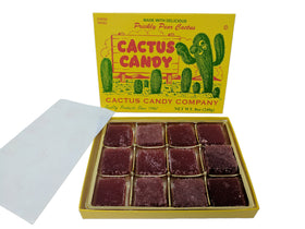 Cactus Candy Company uses real prickly pear fruit for authentic flavor.