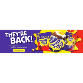 Cadbury Creme Eggs 200g 5-egg pack perfect for sharing.