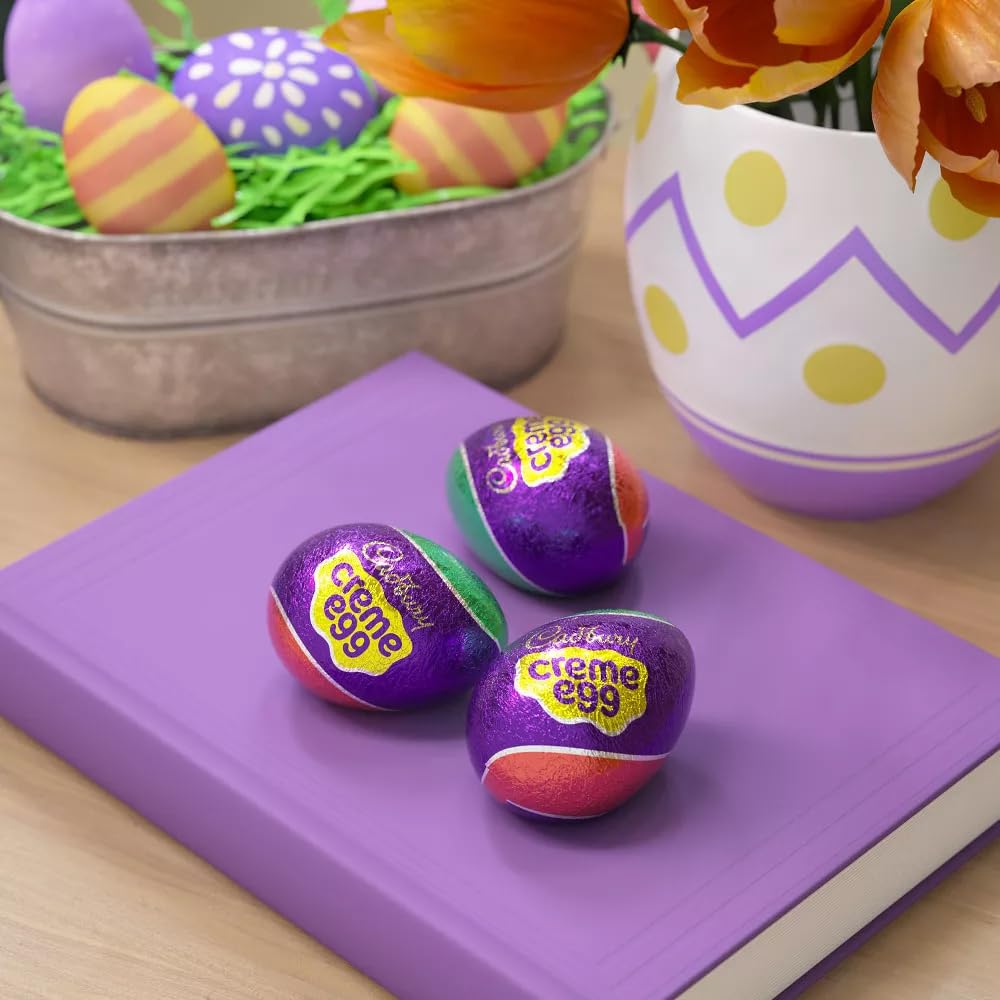 Cadbury Creme Eggs gift idea with festive packaging.