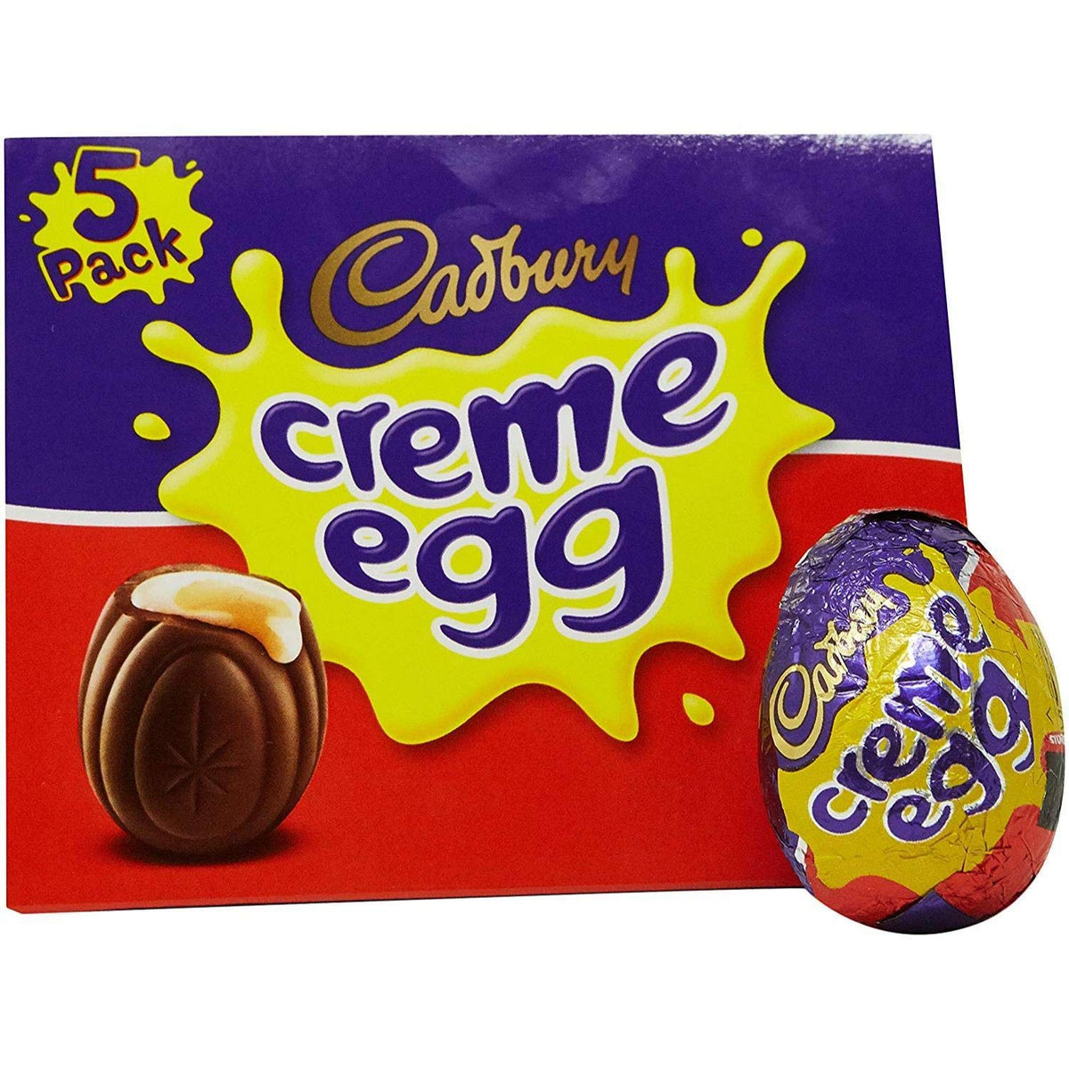 Cadbury Creme Eggs milk chocolate shell closeup highlighting glossy finish and inviting bite.
