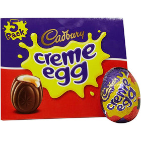 Cadbury Creme Eggs served on a plate makes a cozy teatime moment.