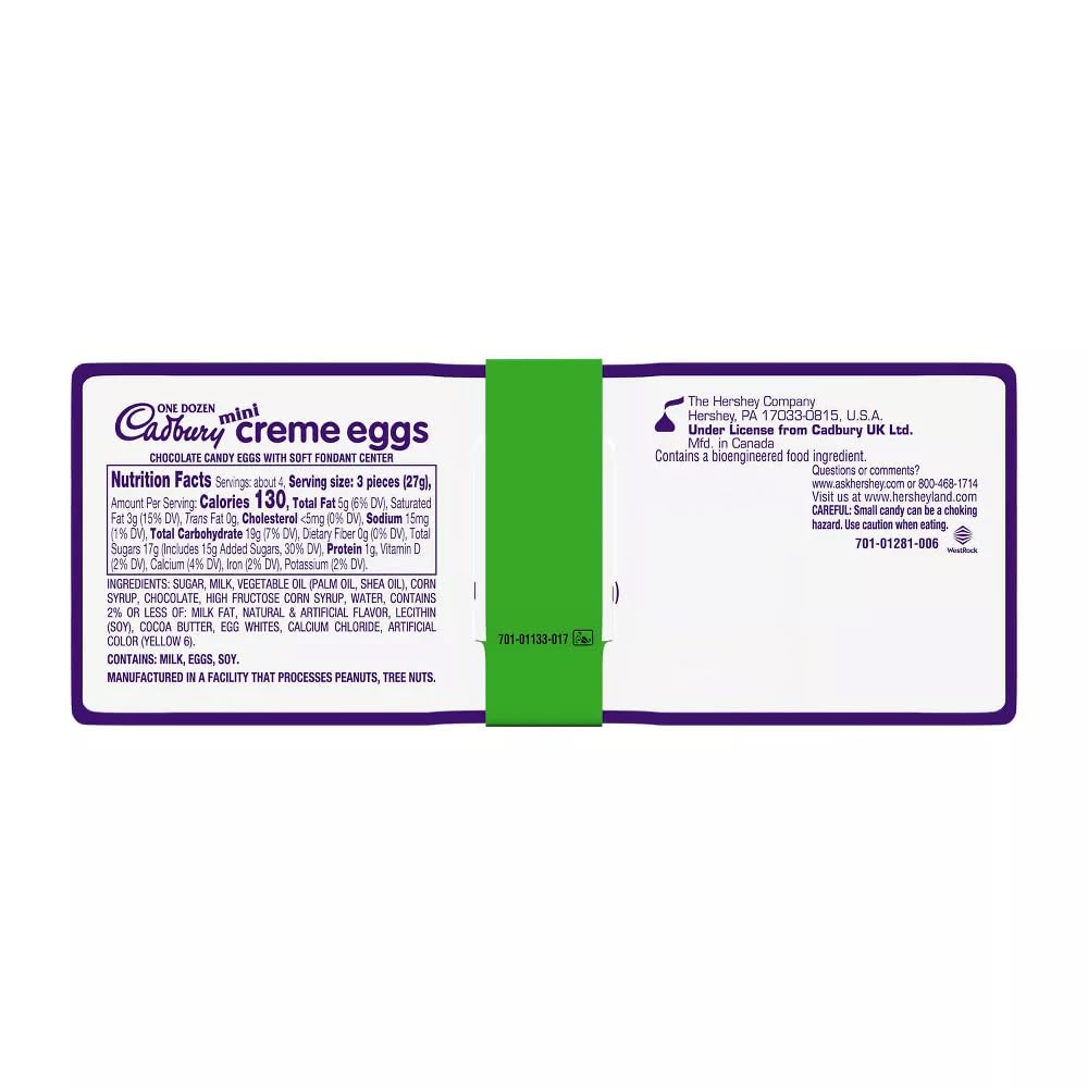 Cadbury Creme Eggs two trays of 12 ready for Easter gifting.