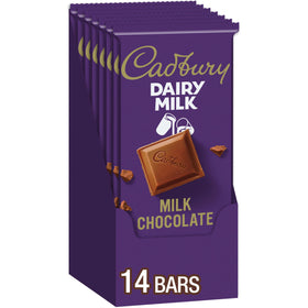 Cadbury Dairy Milk bulk case ready for sharing and gifting.