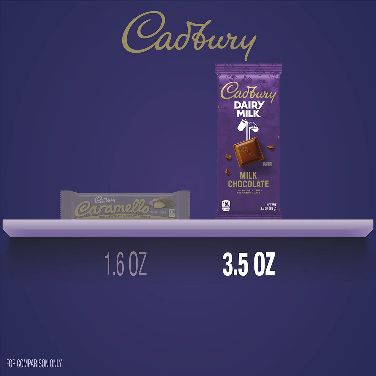 Cadbury Dairy Milk bars fit into seasonal candy collections.