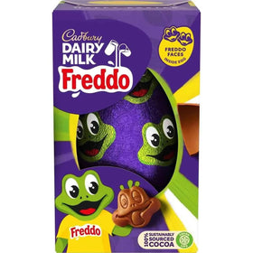 Cadbury Dairy Milk Freddo Egg 90g wrapped pack, ready for giving.