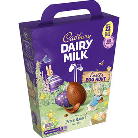 Cadbury Easter Egg Hunt Pack colourful foil wrappers promote eye-catching display
