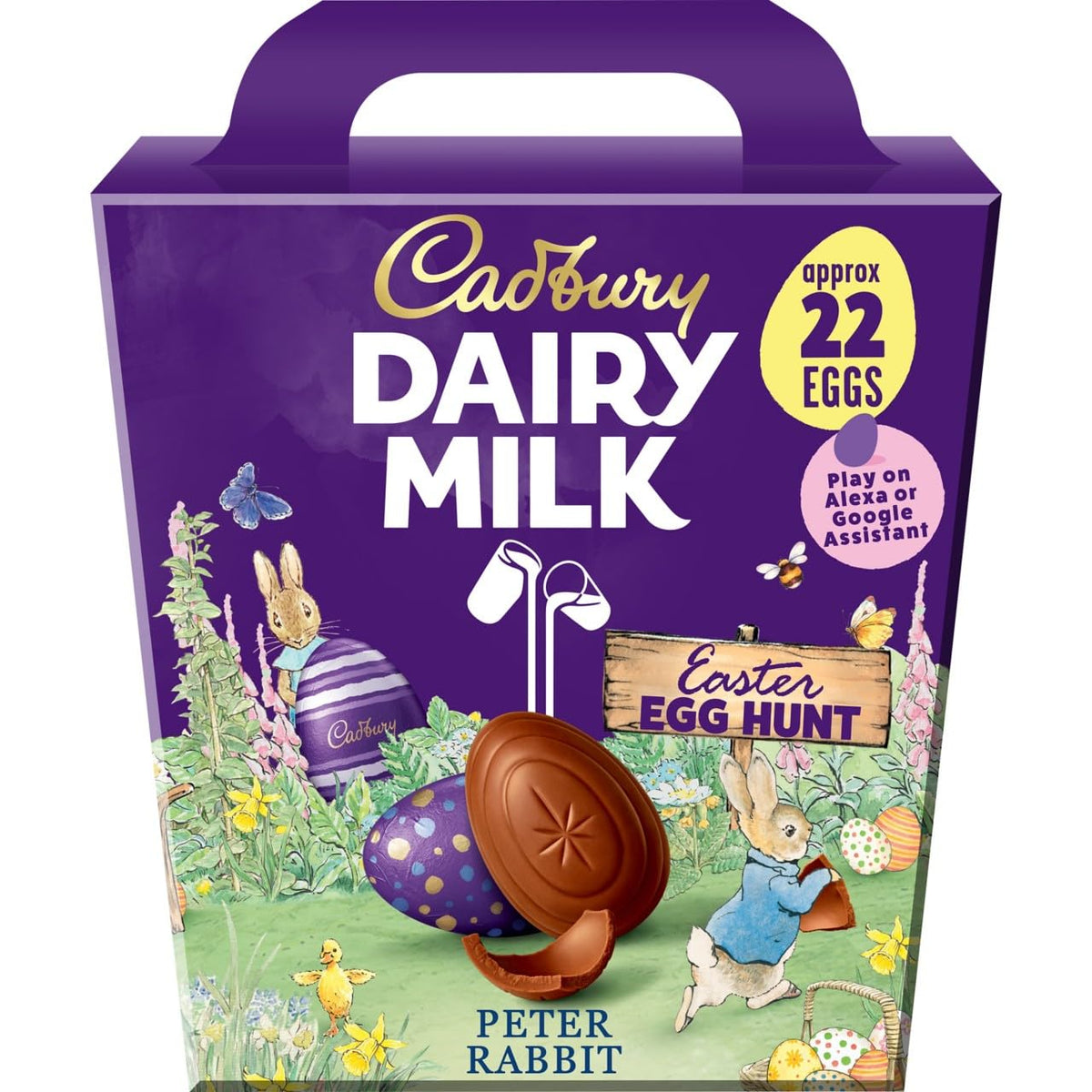 Cadbury Easter Egg Hunt Pack with foil-wrapped eggs for a festive party game
