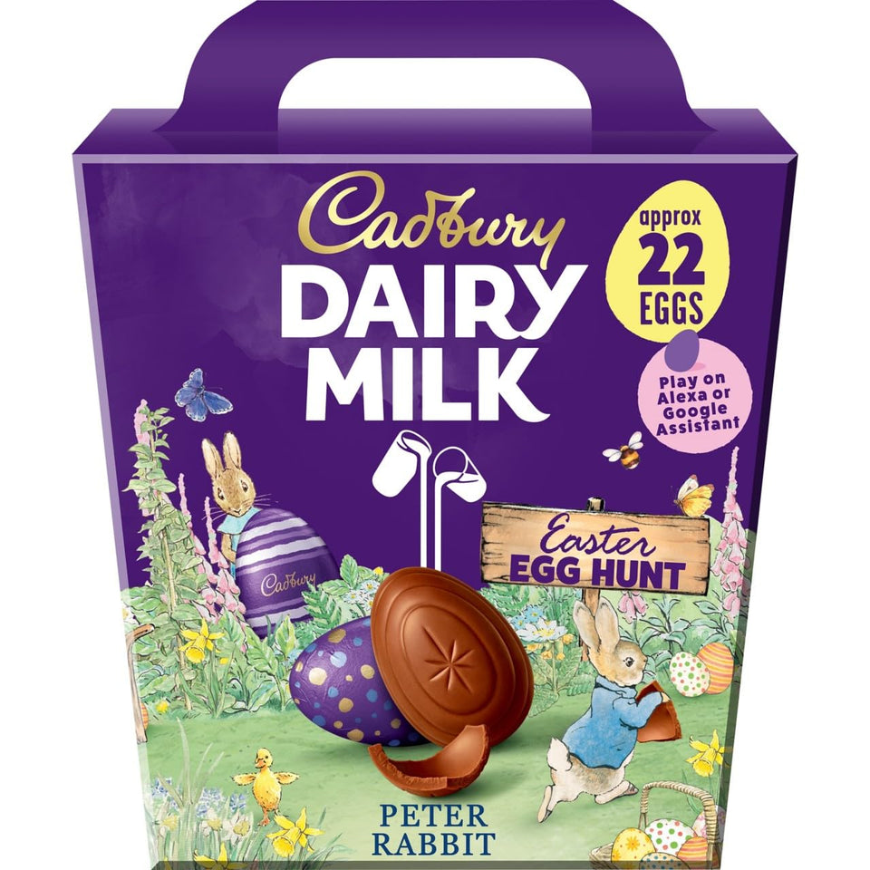 Cadbury Easter Egg Hunt Pack with foil-wrapped eggs for a festive party game
