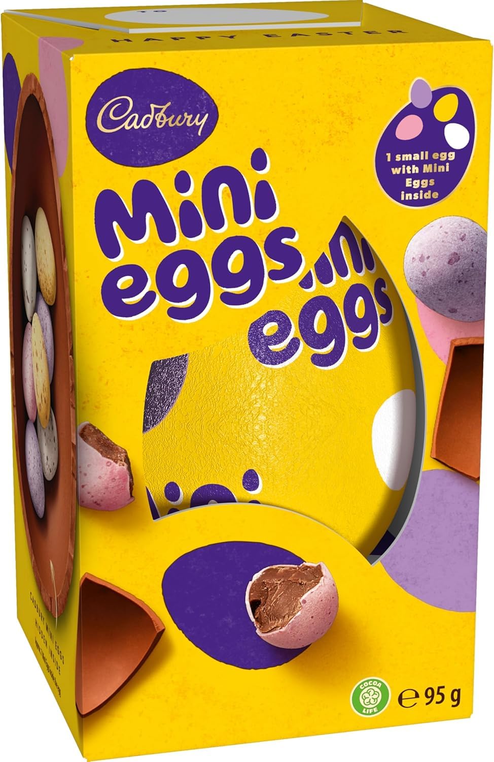 Cadbury Easter gift idea featuring a small chocolate shell