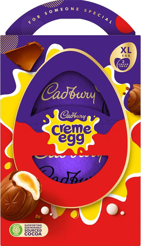 Cadbury Easter gift pack featuring the Extra Large egg, ready for baskets