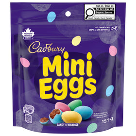 Cadbury Milk Chocolate Mini Eggs packaging ready for a festive Easter display