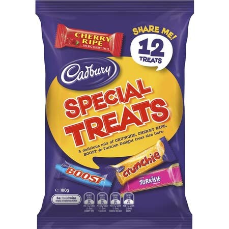 Cadbury Special Treats share pack on display, ideal for sharing with friends.