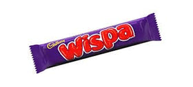 Cadbury Wispa packaging visuals show recyclable materials.