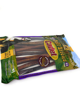Cadet Gourmet Bully Sticks 12-Inch Pack backside showing packaging and branding