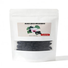 Cadetian premium dried black mulberries bag for daily snacking and natural sweetness