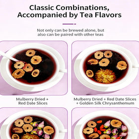 Cadetian mulberries on overnight oats topping for fiber-rich mornings