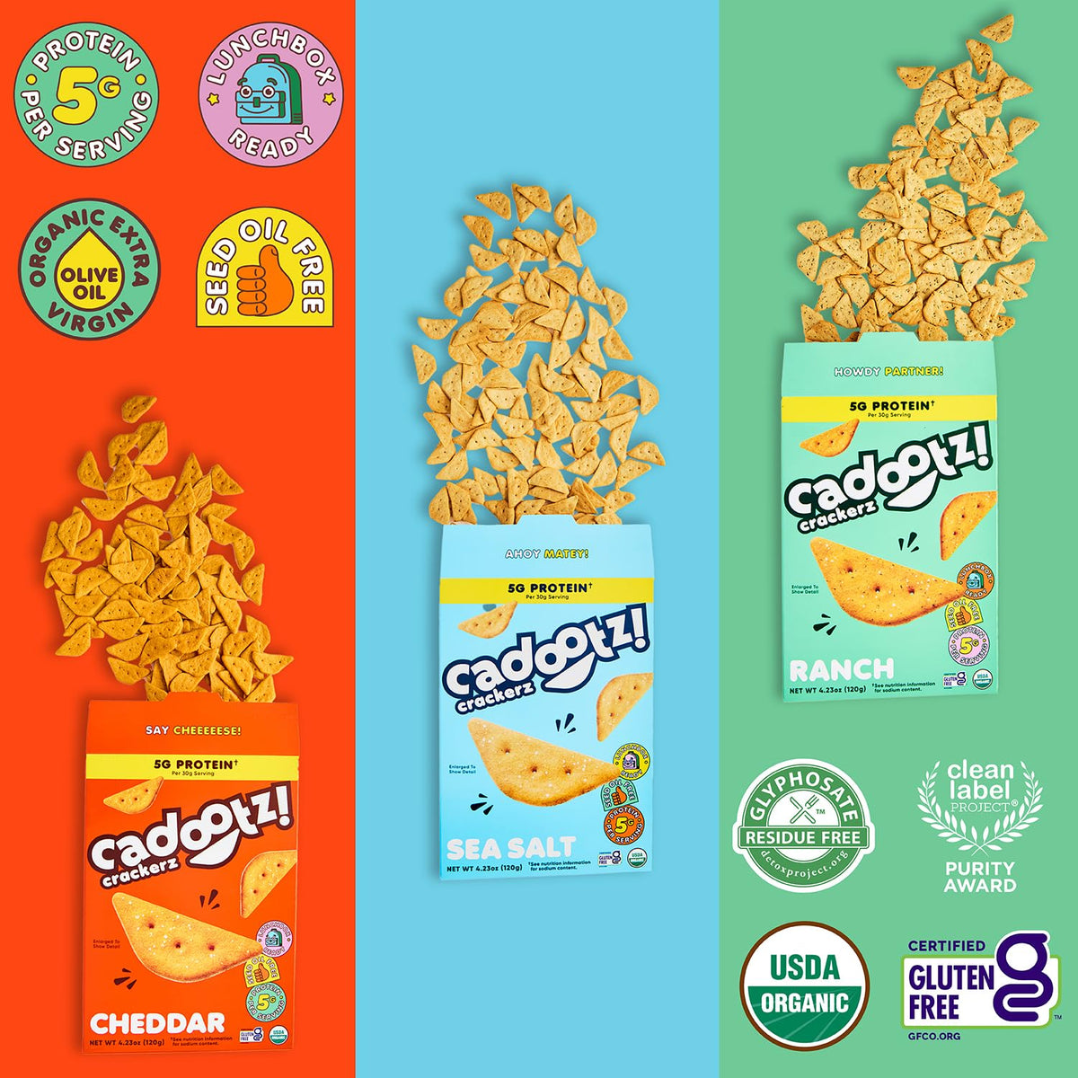 cadootz lunchbox-ready pack, perfect for quick school snacks
