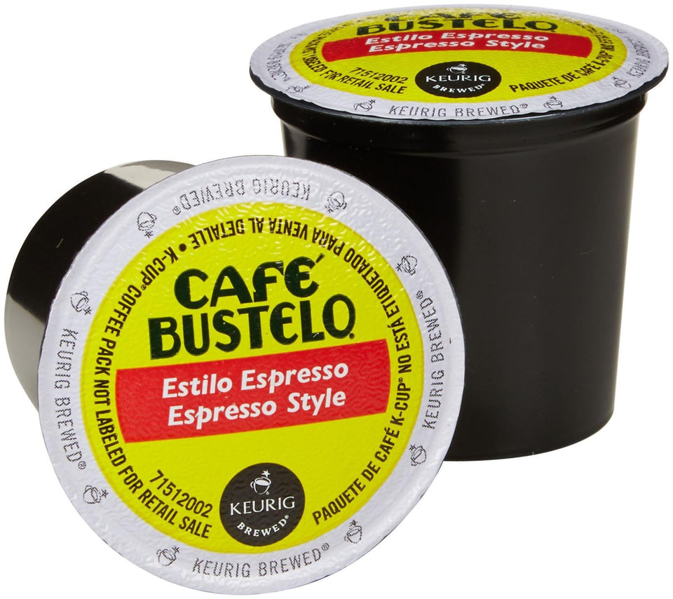 Cafe Bustelo Keurig K-Cups deliver Cuban espresso in under a minute.