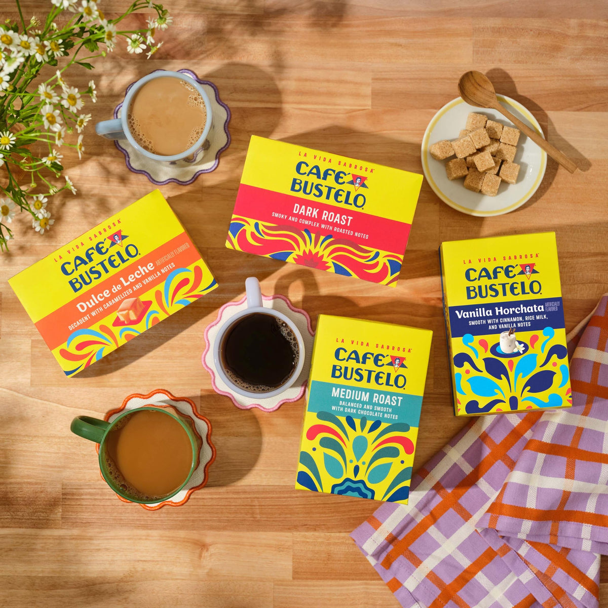 Latin heritage coffee from Café Bustelo suitable for milk