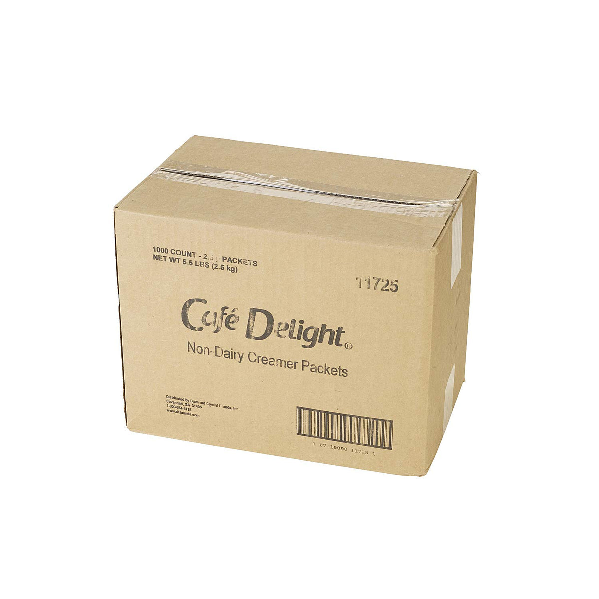 Cafe Delight non-dairy creamer single-serve packets for quick self-serve stations.