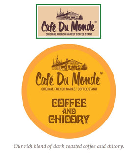 Cafe Du Monde Classic cafe au lait flavor with chicory notes.