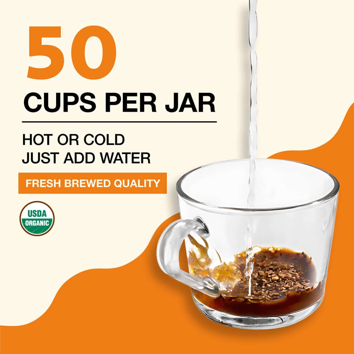 Cafe Altura toxin-free coffee jar emphasizing clean, natural flavor.