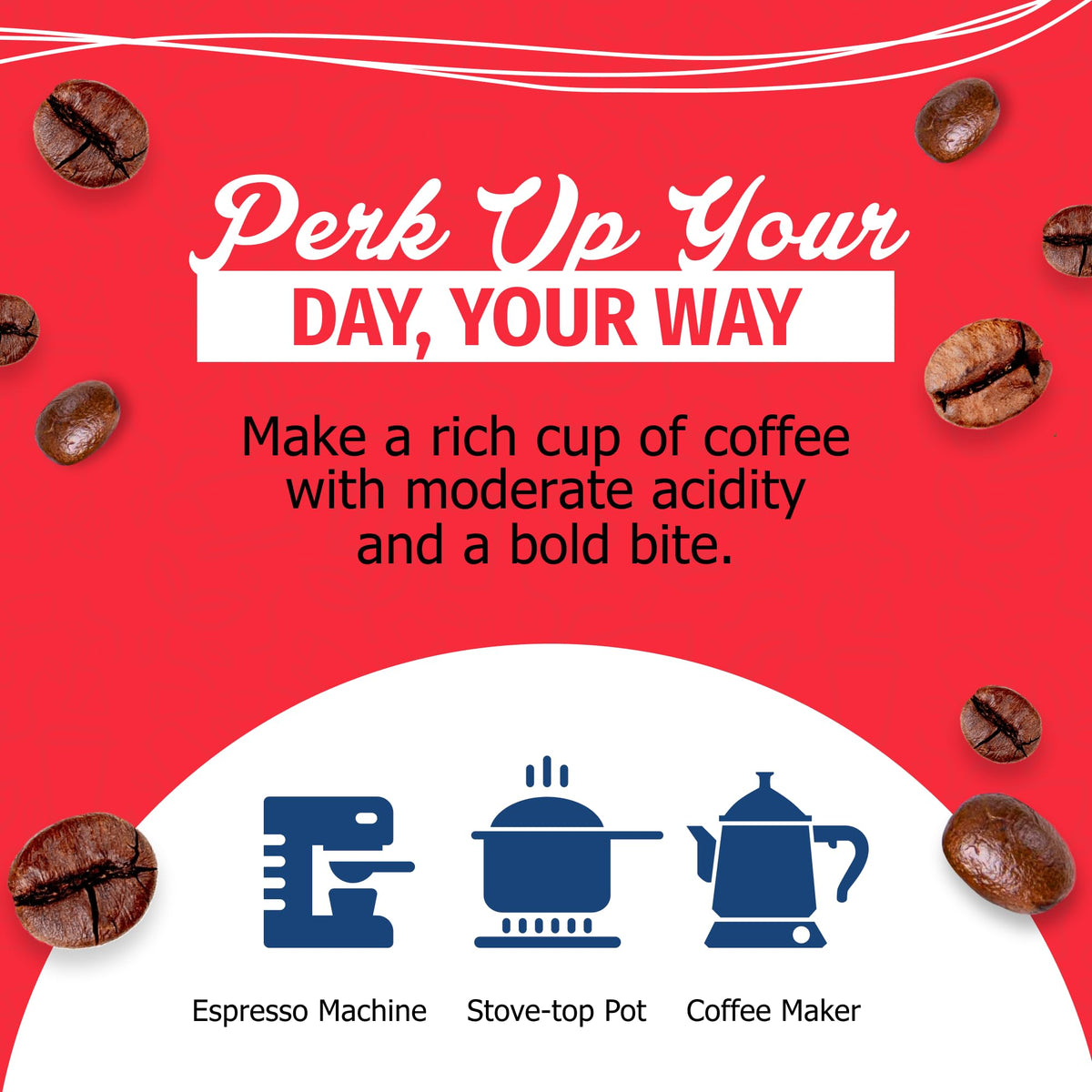Cafe Aroma Cuban-style coffee beans deliver bold, authentic flavor.