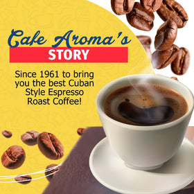 Cafe Aroma gift-ready coffee suitable for birthdays or holidays.